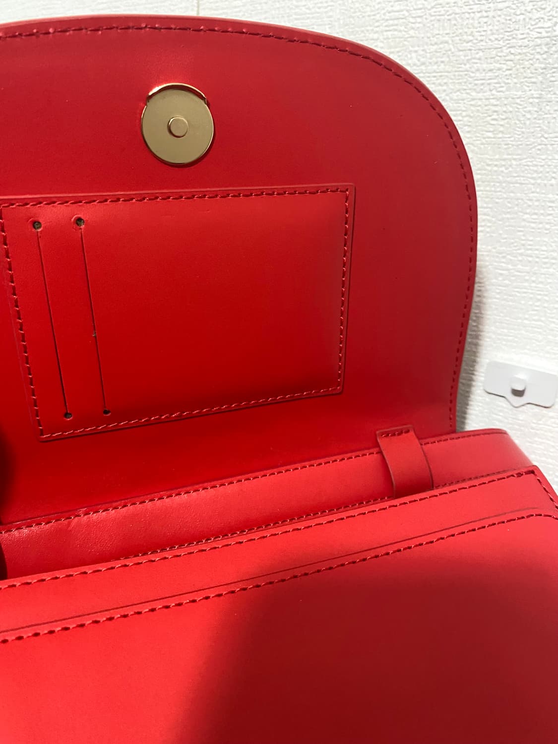 엘바테게브 레드 숄더백 상품이미지6