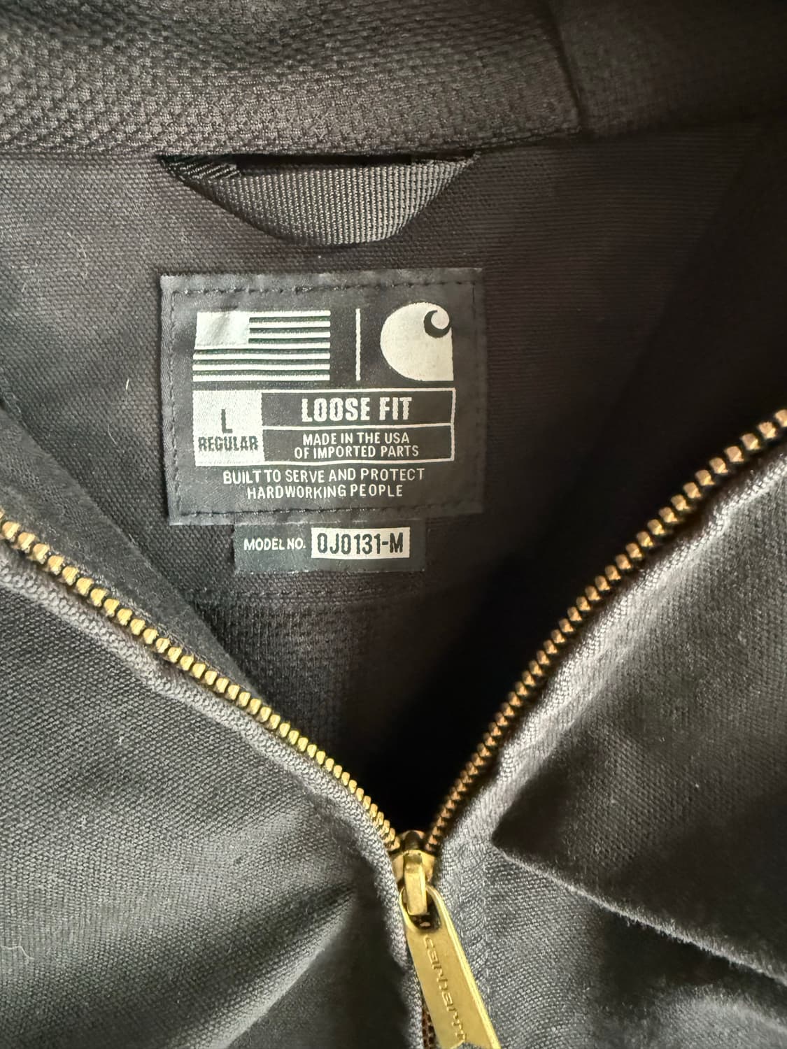 칼하트 후드집업 루즈핏 레귤러L  상품이미지1