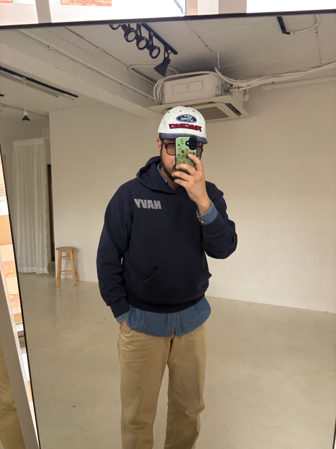 90's  Ford NASCAR Leather Ball Cap. 상품이미지10