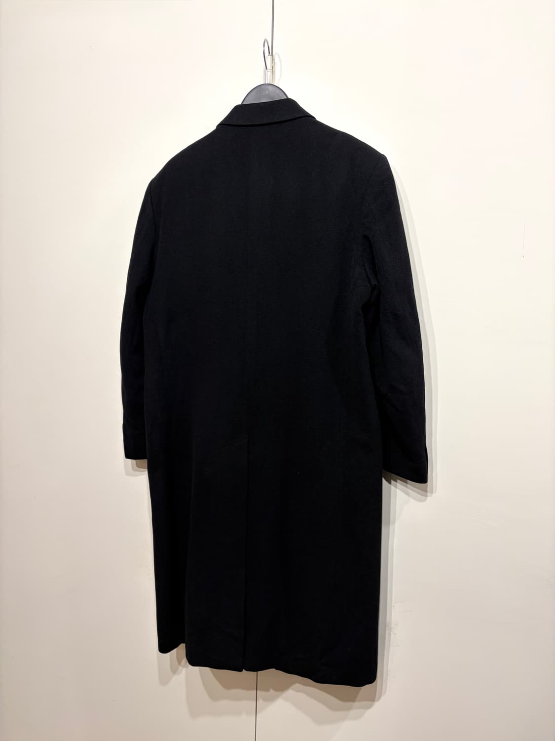 90's 입생로랑 캐시미어 더블 브레스티드 롱코트 상품이미지3