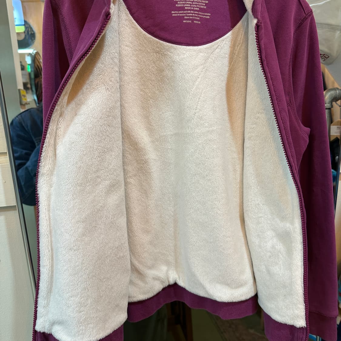 엘엘빈 양털 후드 집업  상품이미지4