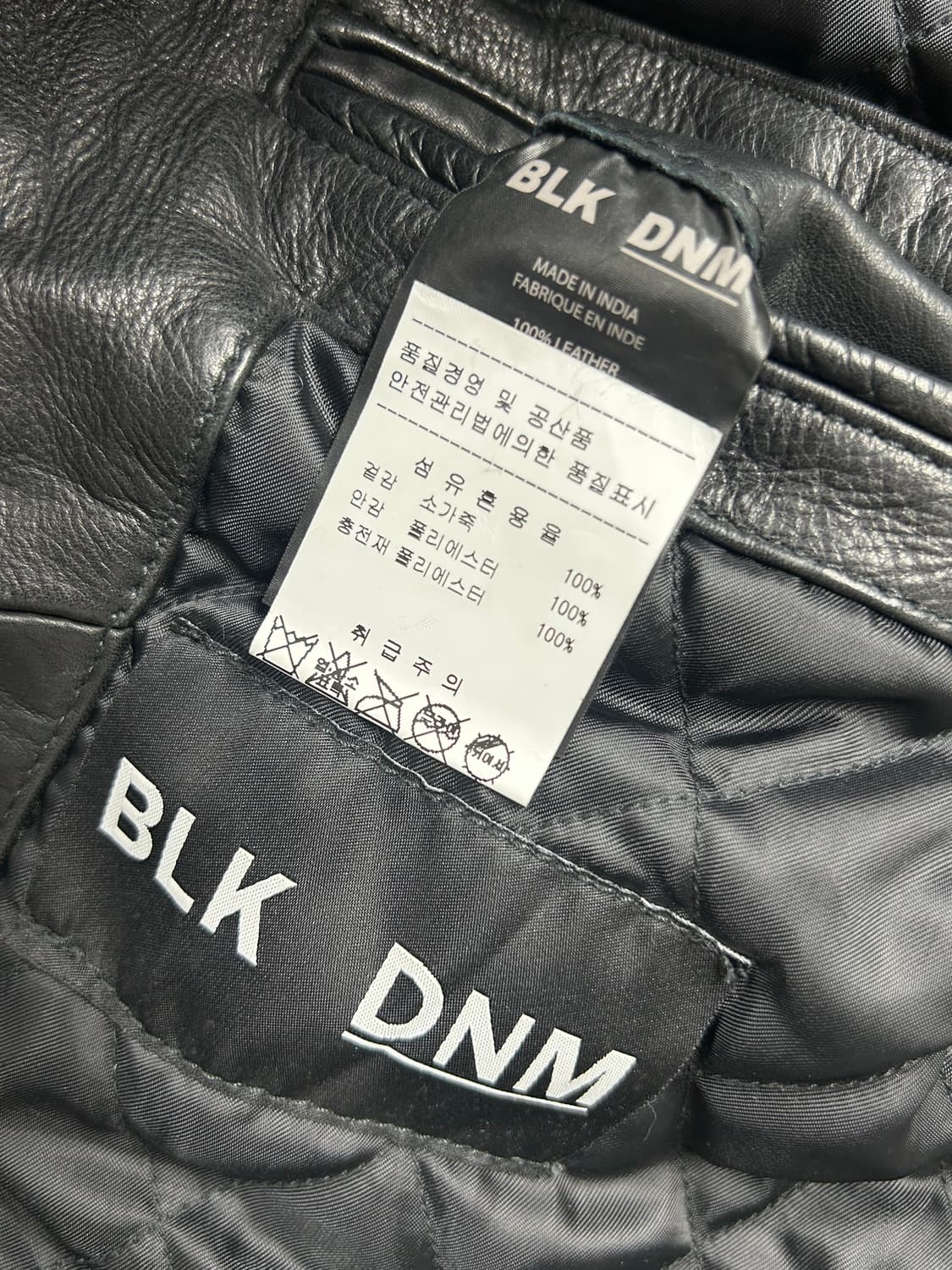 BLK DNM A-2 가죽 자켓 상품이미지9