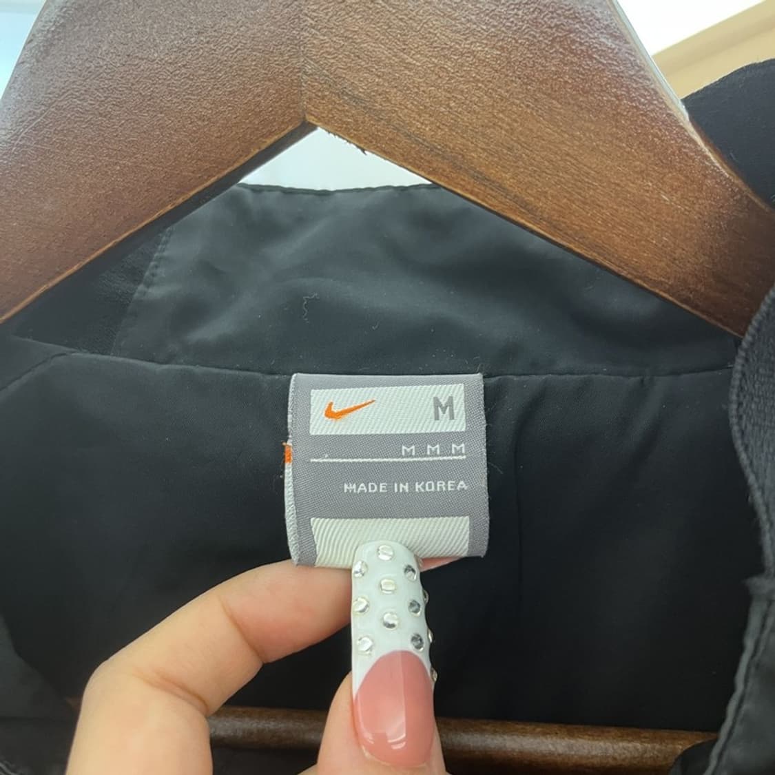 나이키 올드스쿨 구형 풋볼 배색 바람막이 자켓 M C10172 상품이미지5