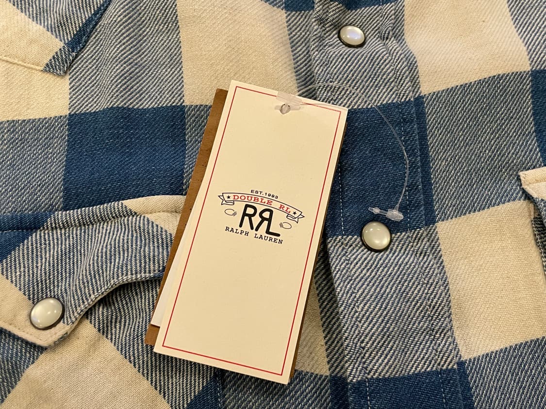 RRL 플래드 트윌 웨스턴 셔츠 상품이미지3
