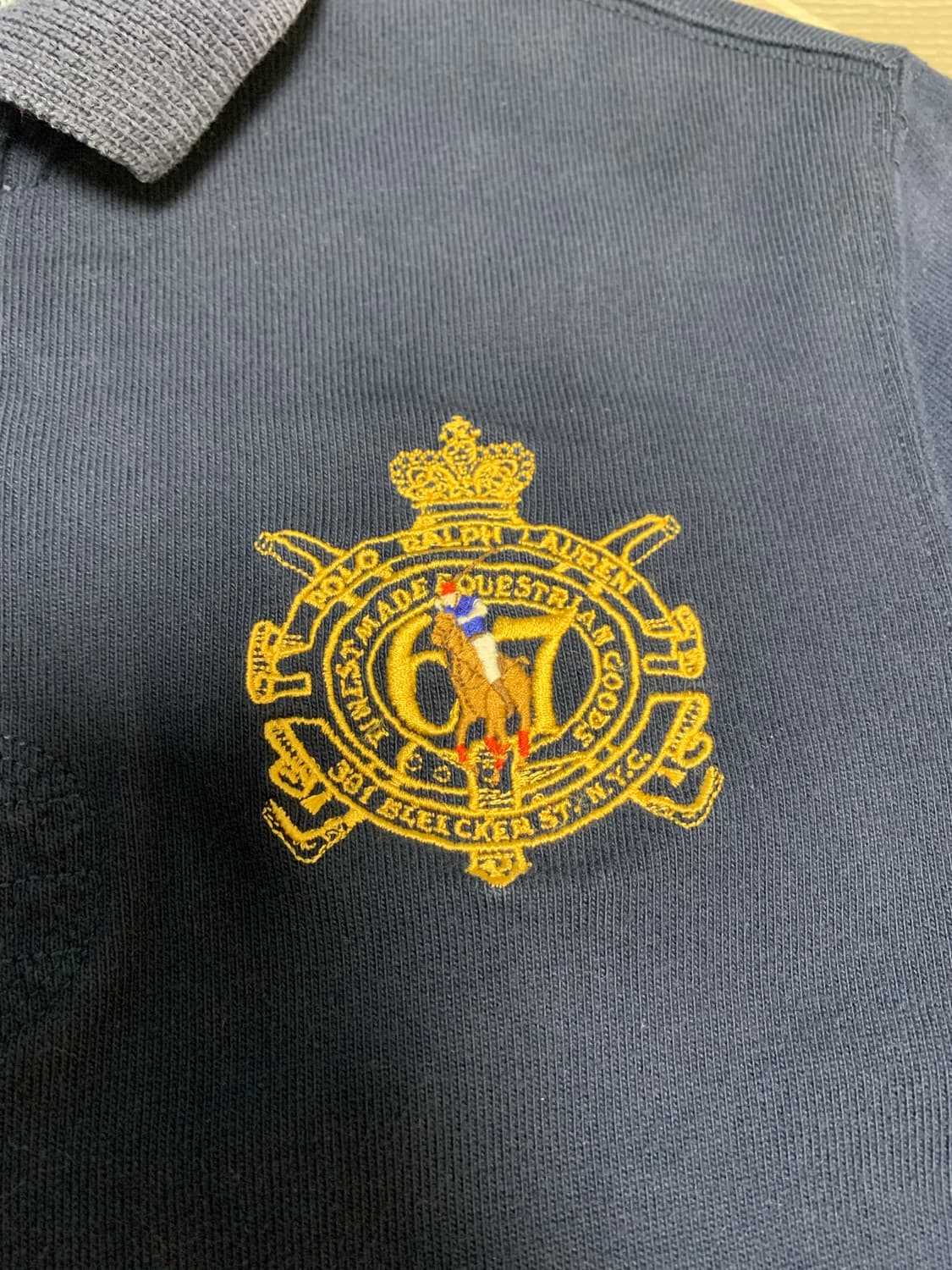 폴로 빅포니 긴팔 럭비티 네이비 상품이미지3