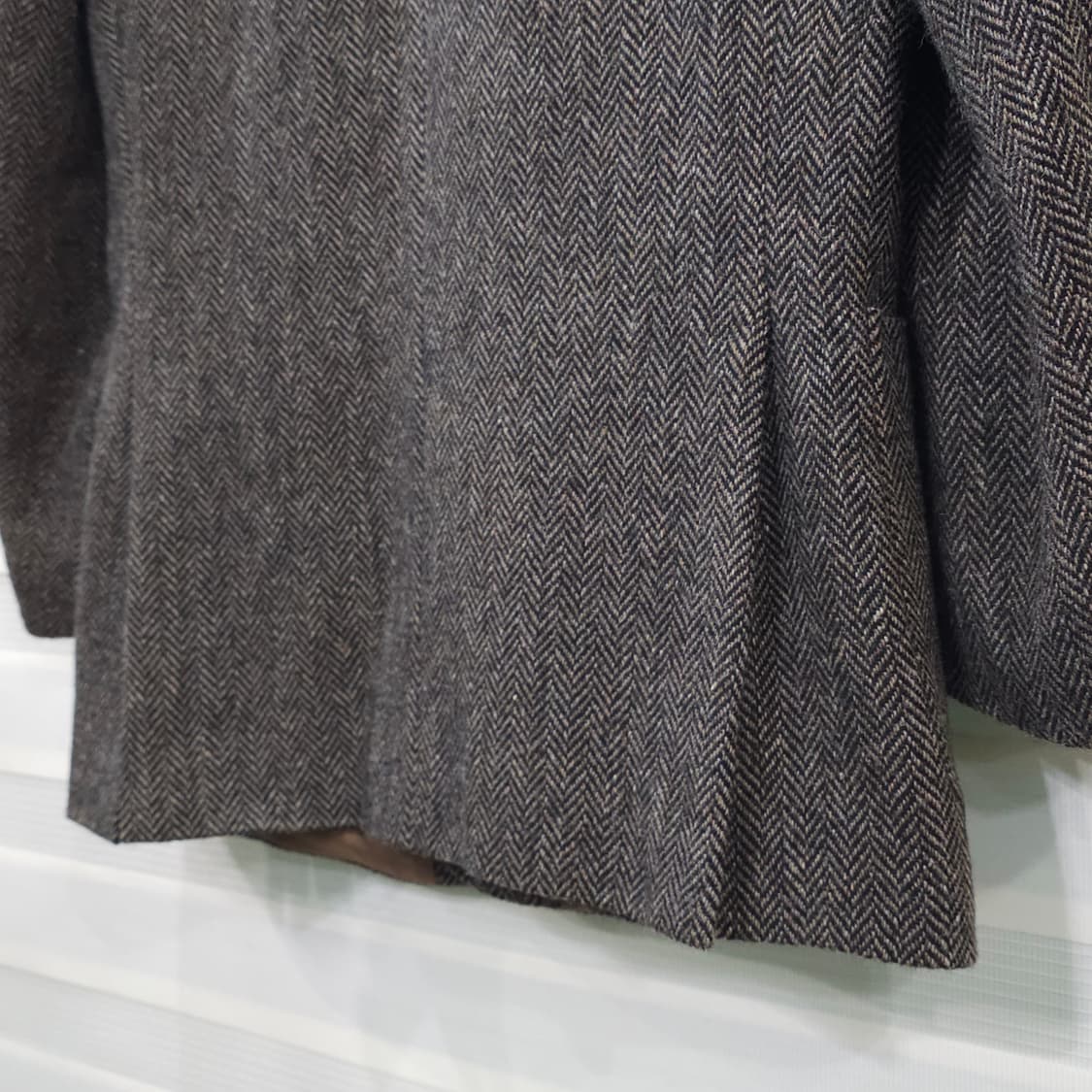 JAPAN 빈티지 헤링본울 2버튼 자켓- M 상품이미지7