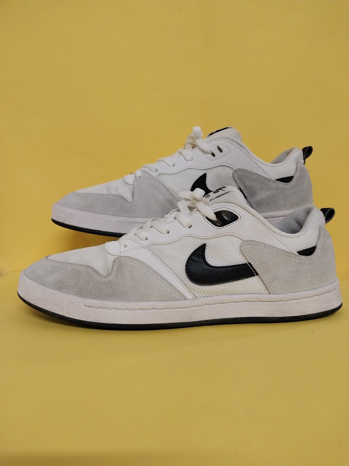 남성 나이키 SB 앨리웁 화이트블랙 운동화 (285) 상품이미지1