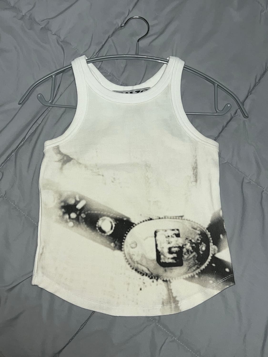 그레일즈 벨트 프린티드 탱크탑 BELT PRINTED TANK TOP 상품이미지1