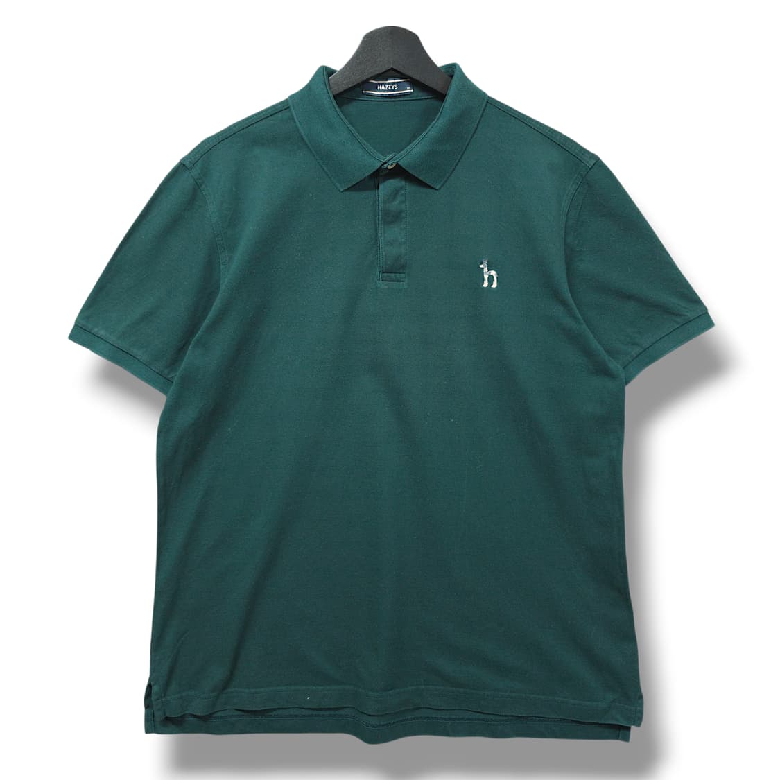 [105] 헤지스 딥 그린 퍼피 코튼 PK 반팔 카라티셔츠 상품이미지1