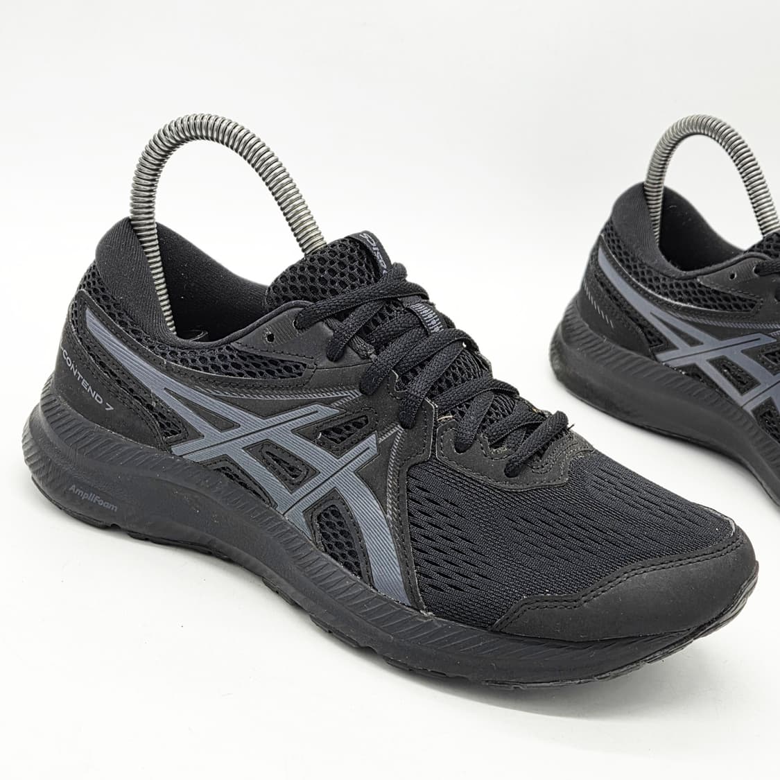 아식스 우먼스 젤 컨텐드 7 블랙 캐리어 그레이 (250 wide) 상품이미지5