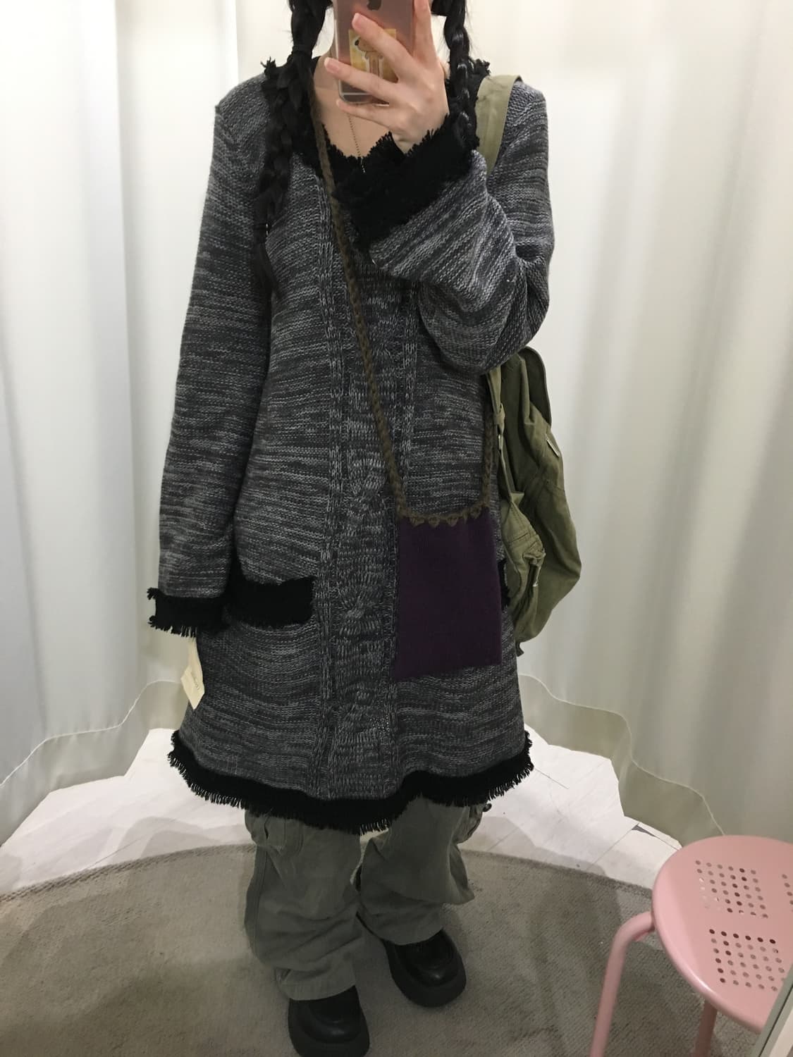 Handmade knit bag👵🏻🧶💭 상품이미지6