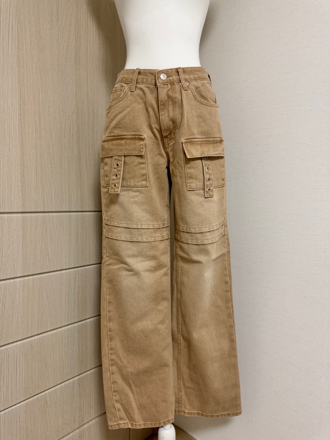 포켓 카고 와이드 팬츠 (2컬러) 상품이미지6