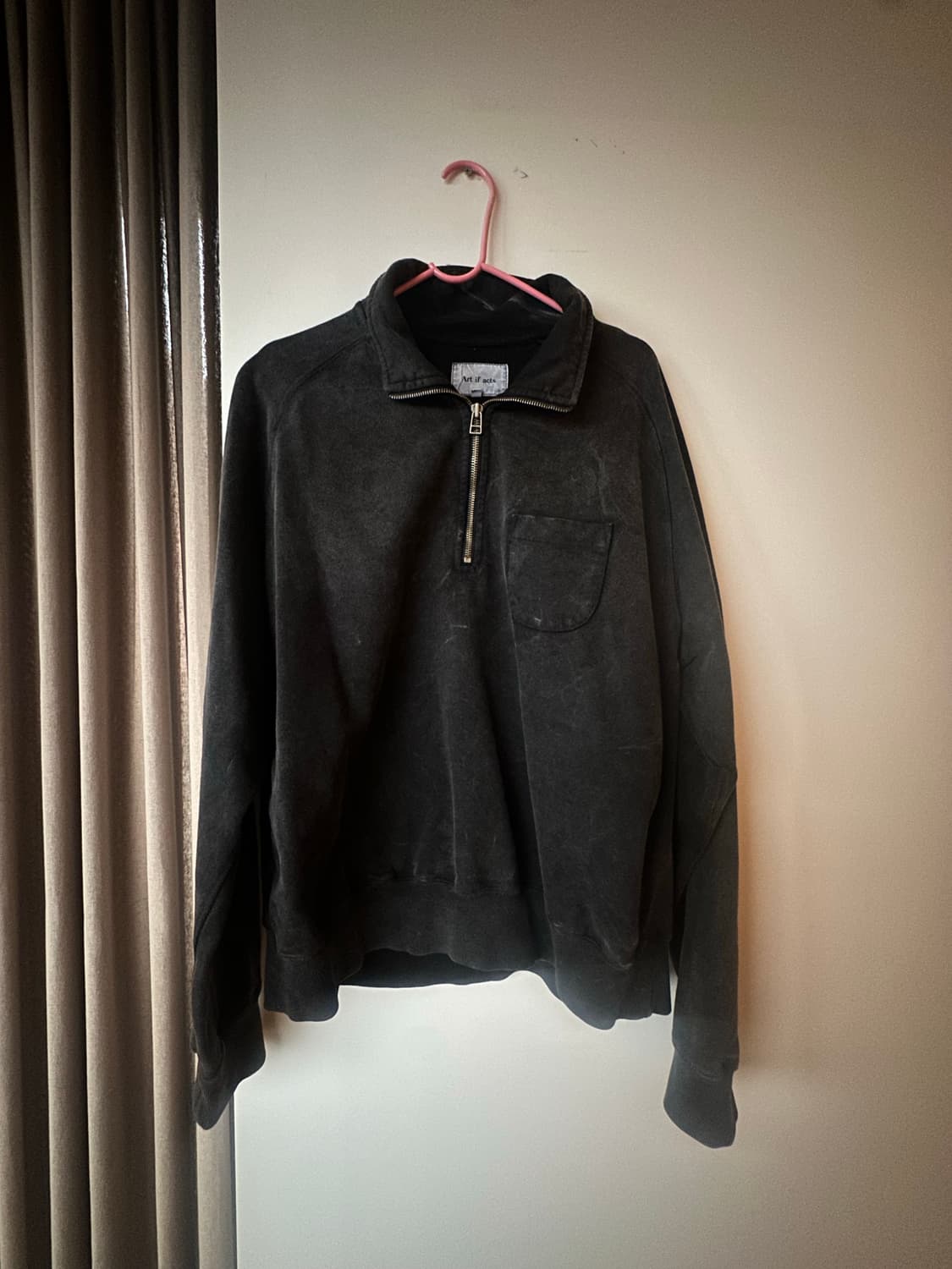 Art If Acts Garment Dyed Zipup Sweat  상품이미지4