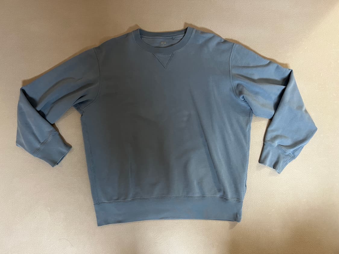 무료배송 - 유니클로 스웨트셔츠 맨투맨(블루) XL 상품이미지1