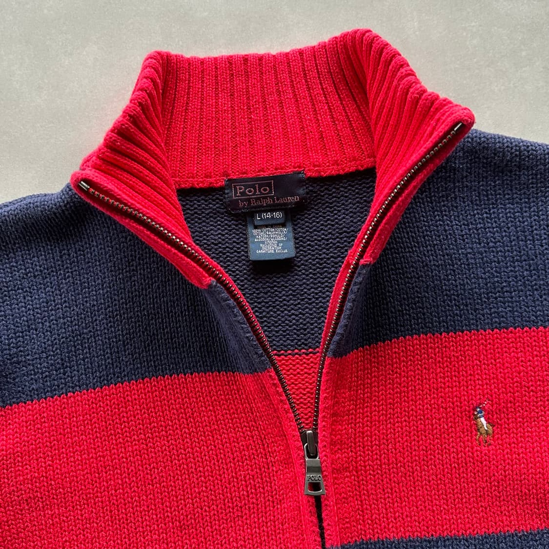 [S]폴로 랄프로렌 단가라 여성 니트 집업 상품이미지7