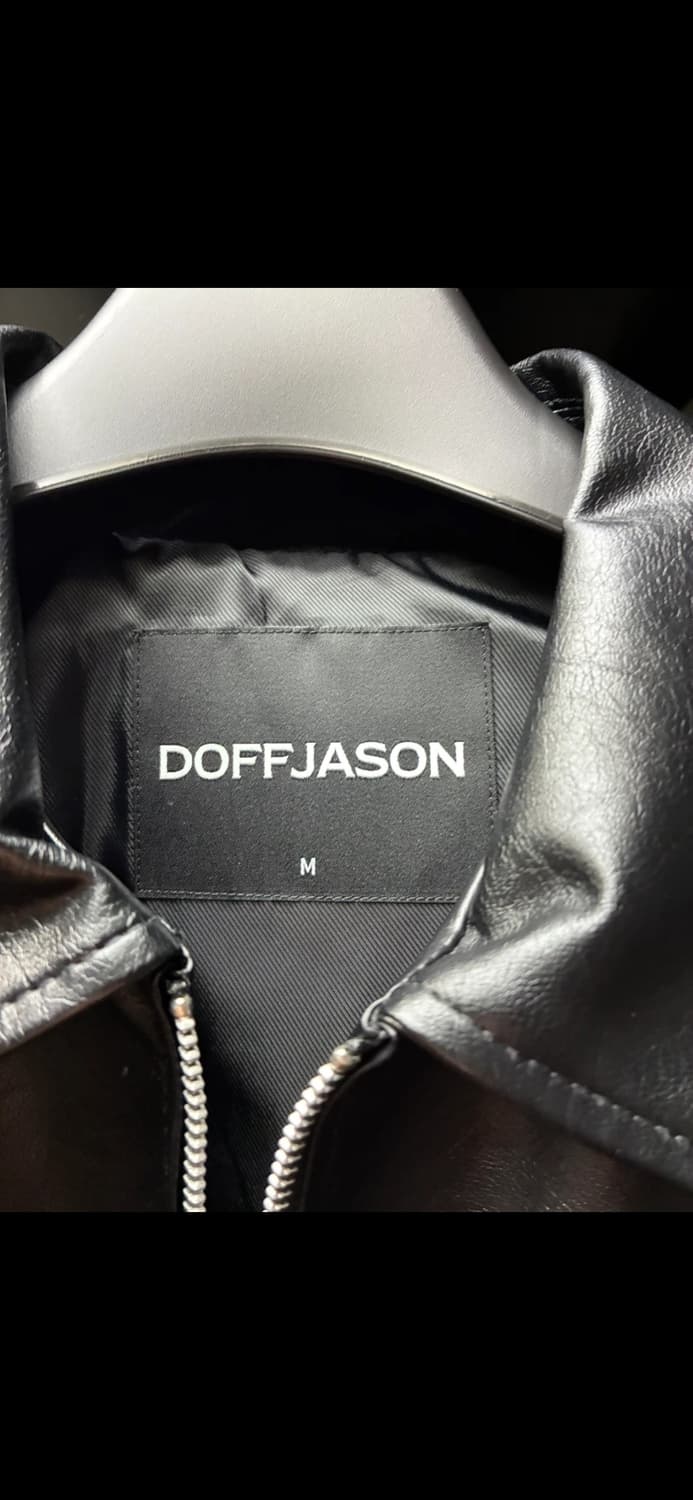 도프제이슨 모나크 크롭 레더 블루종 M사이즈 상품이미지3
