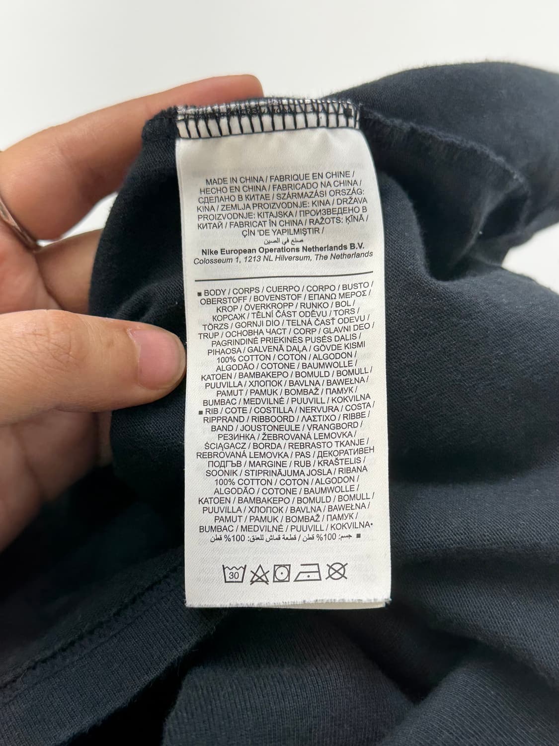 나이키 x 스투시 NRG BR 롱슬리브 니트 탑 블랙색상 상품이미지8