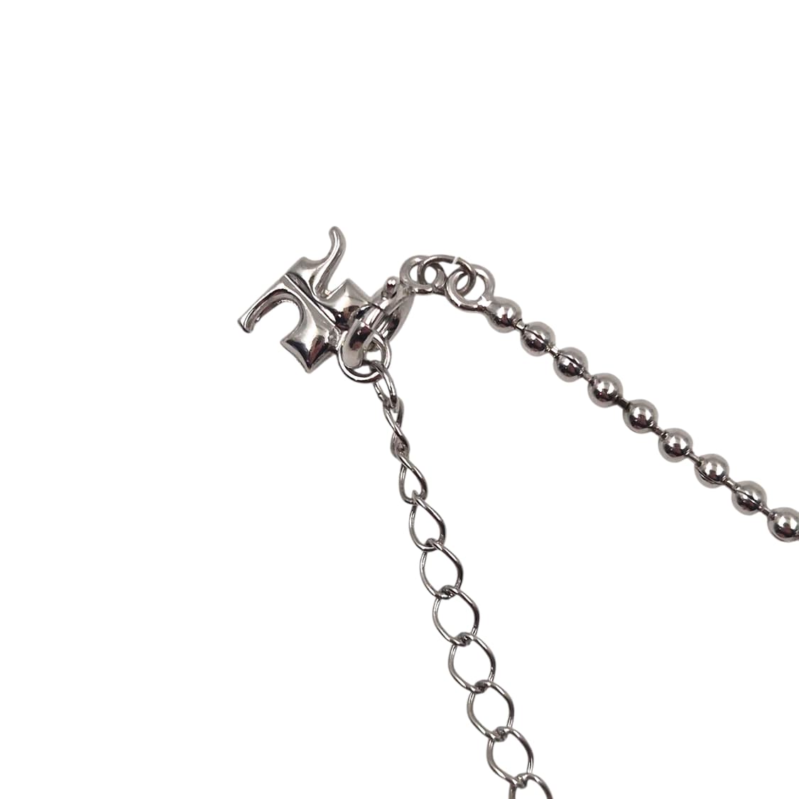 00s 프랑스 꾸레쥬 코랄 큐빅 구름 목걸이 상품이미지4