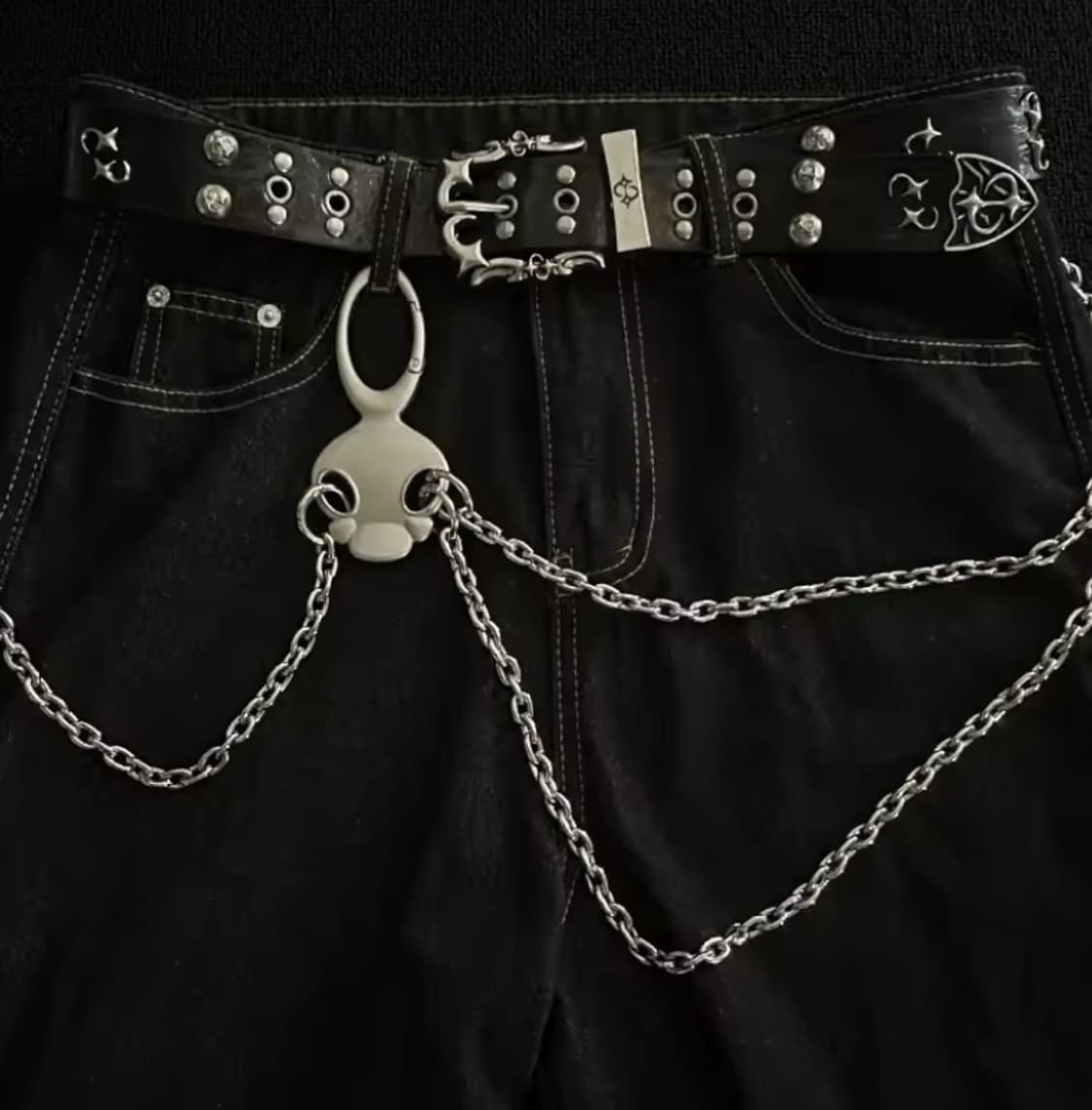 헤비 트리플 레이어 팬츠 체인 상품이미지3