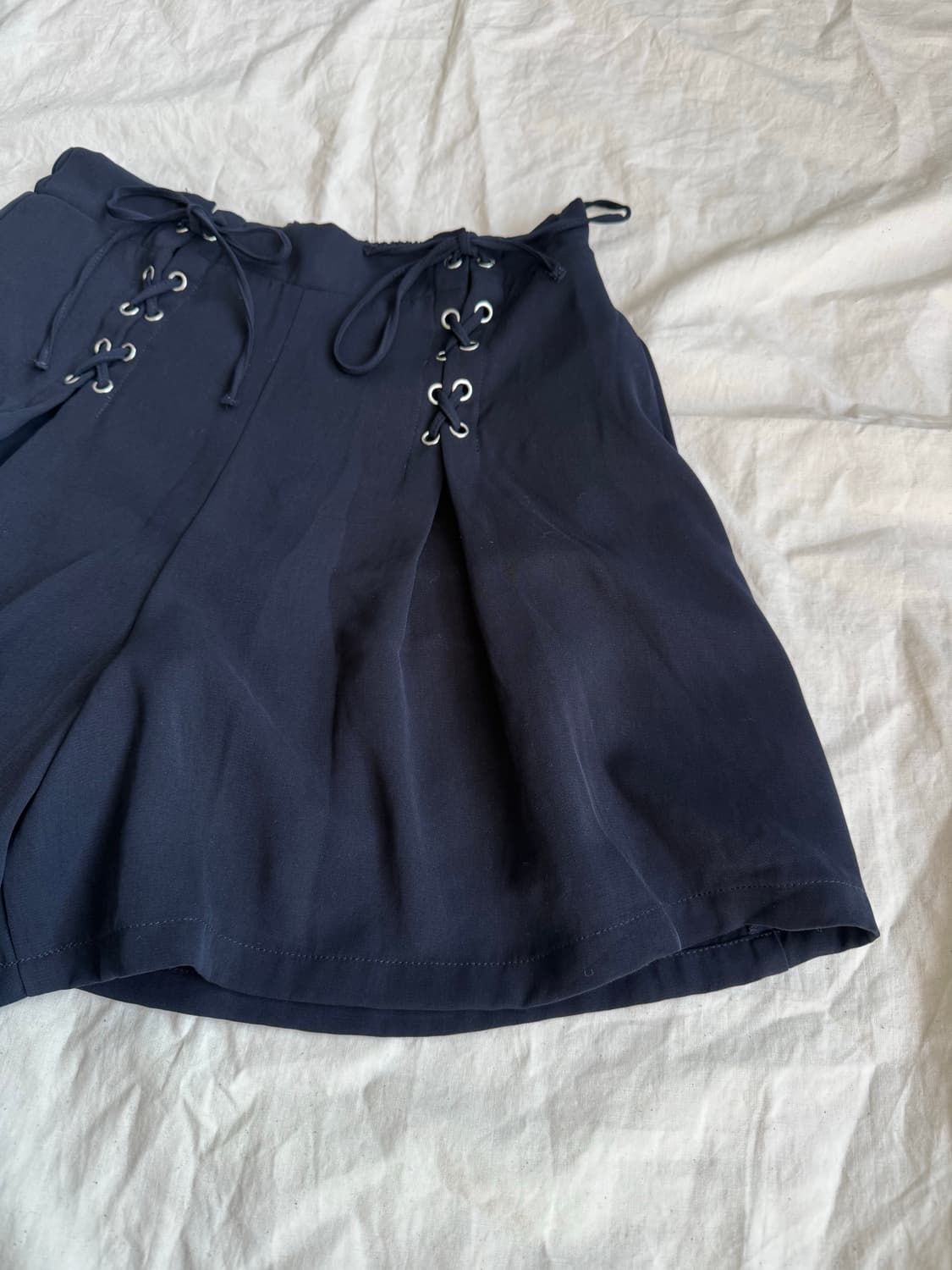 딥네이비 러블리 긱시크 숏팬츠 상품이미지3