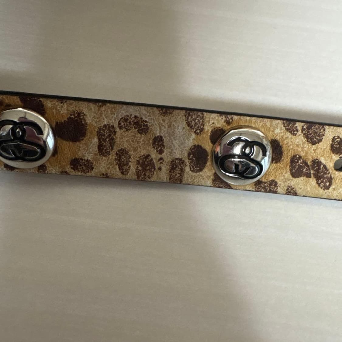 스투시 SS 링크 스터드 벨트 브라운 상품이미지6