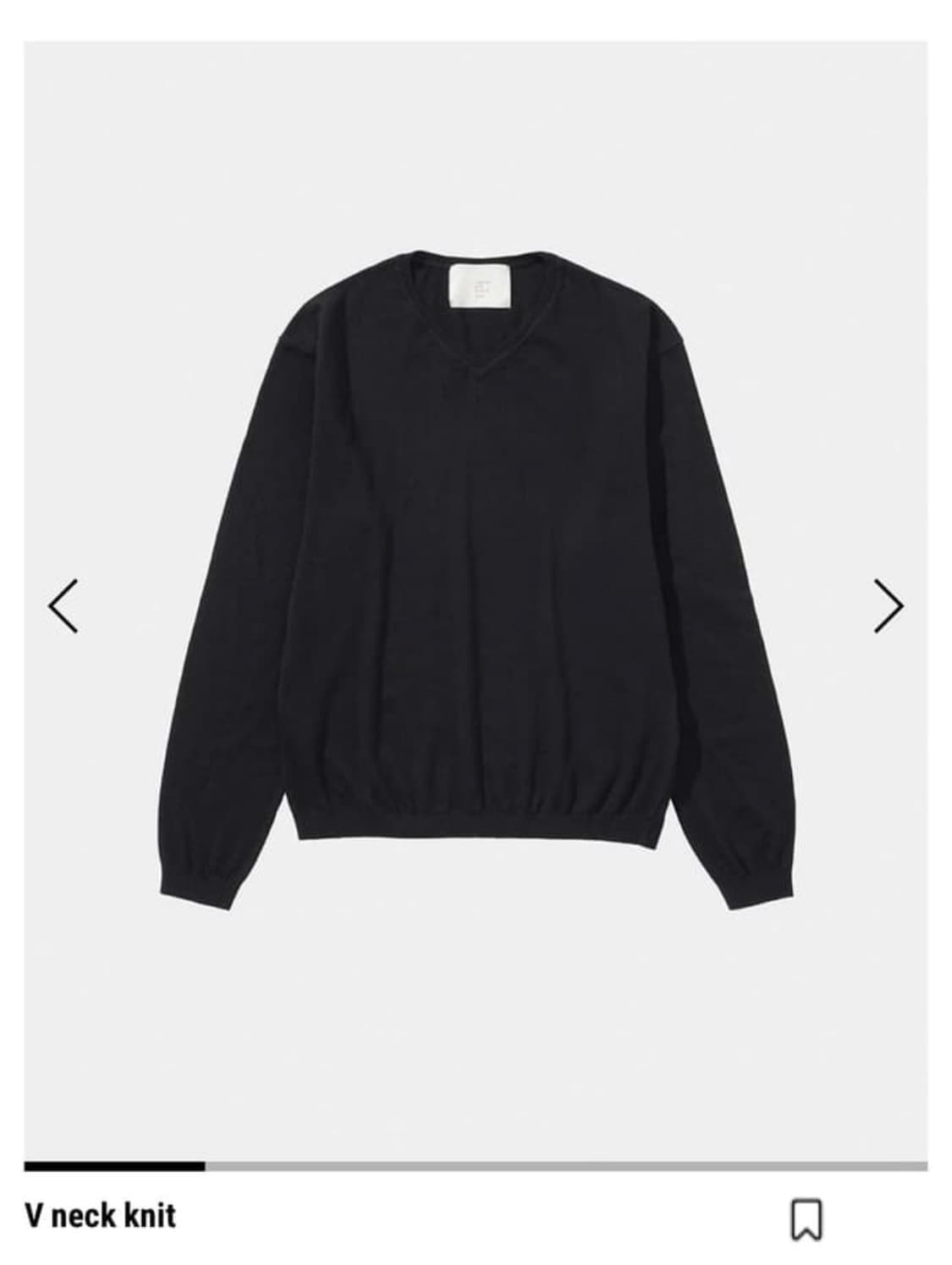 [구매] 강정석 v넥 니트 48사이즈 상품이미지1