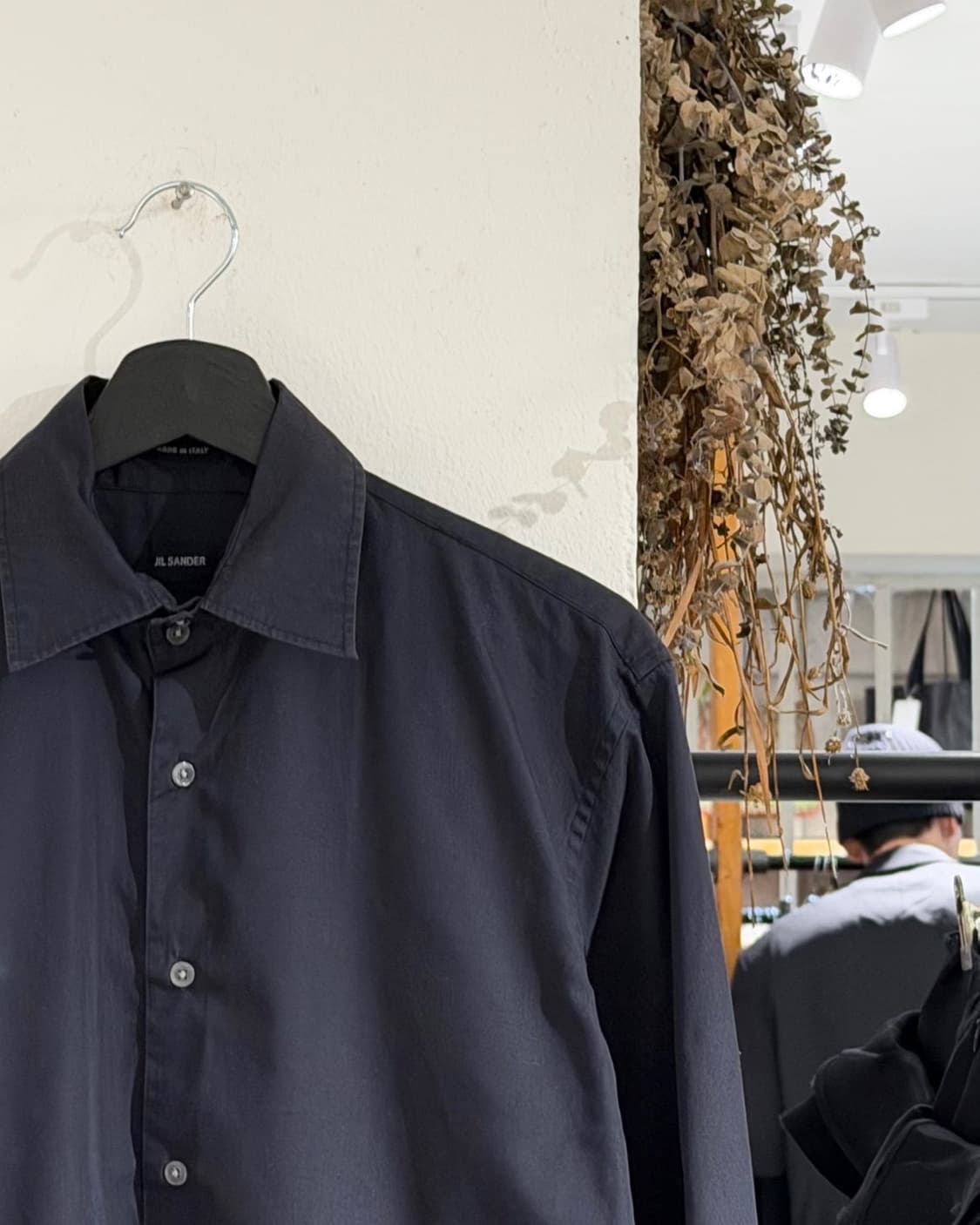 질샌더 블랙 클래식 셔츠 상품이미지3