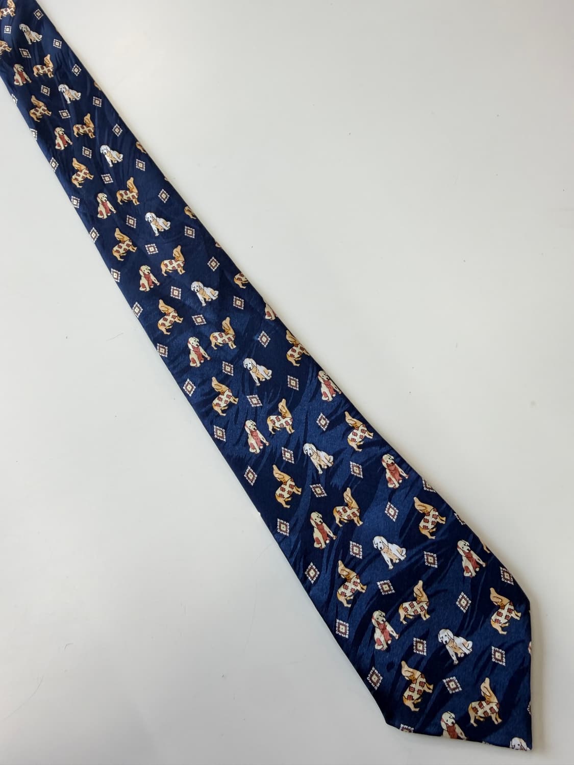 빈티지 패턴 넥타이 9cm 상품이미지2