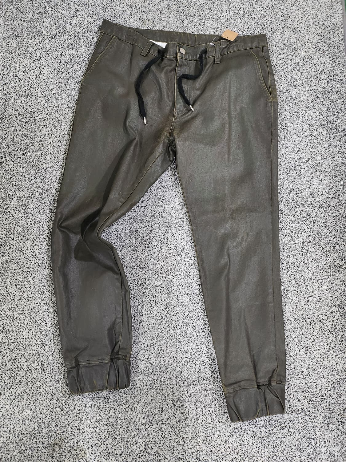 *유니크한 빈티지 코팅 조거 팬츠 (33-34) 상품이미지2