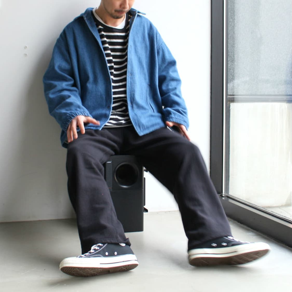 언유즈드 데님 오버 블루종 자켓 상품이미지7