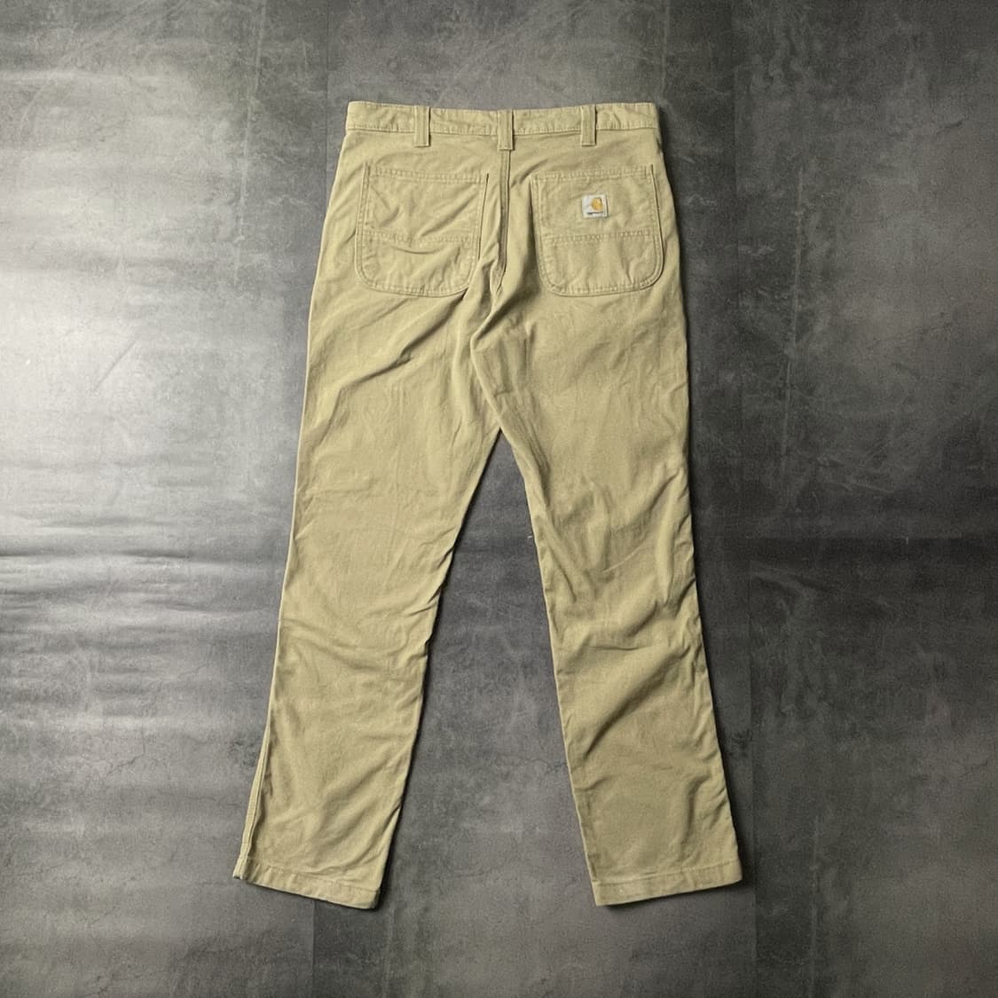 CARHARTT 칼하트 빈티지 베이지 스트레이트핏 워크팬츠 상품이미지6