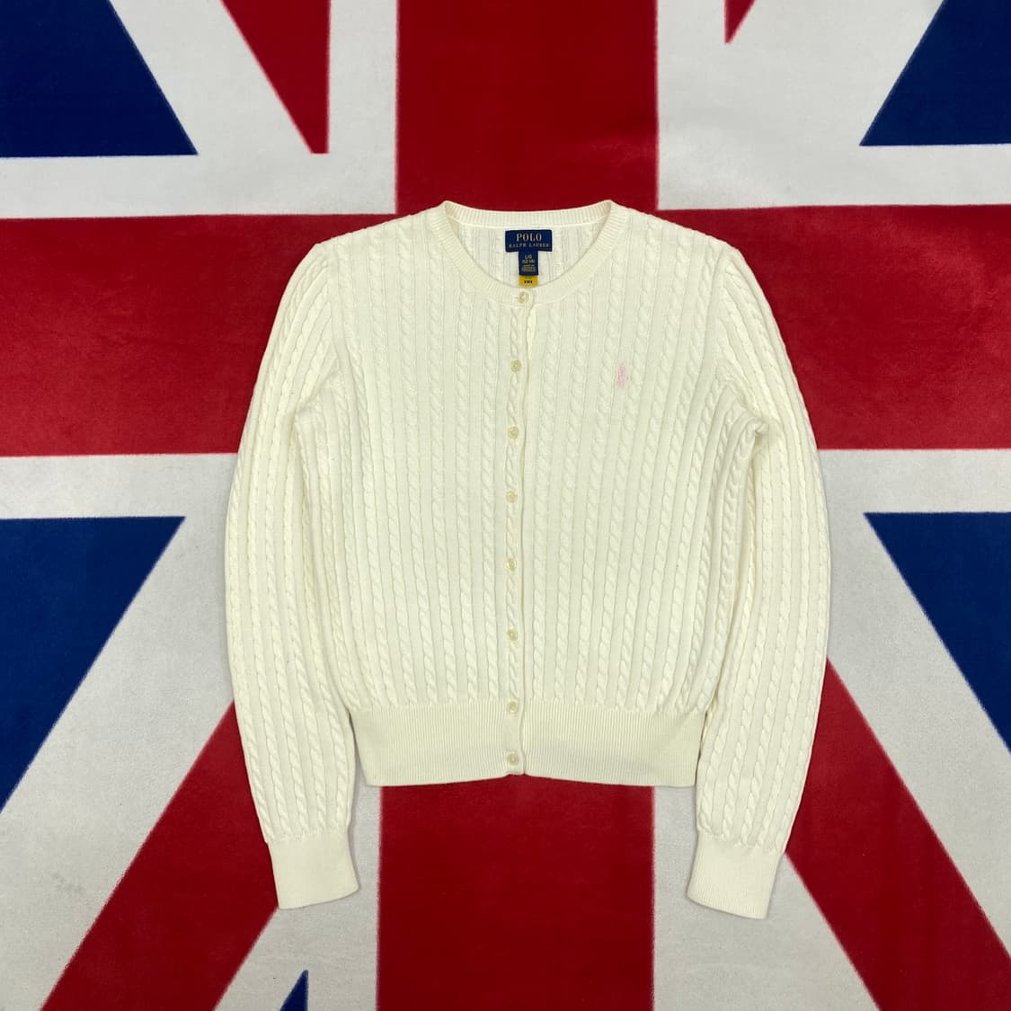 폴로 가디건 실측 여성44 상품이미지1