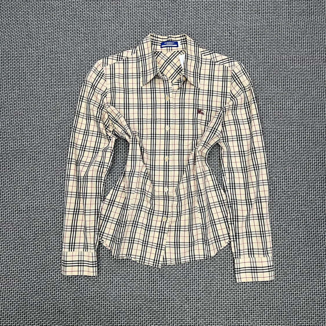 버버리 블루라벨 풀 노바체크 셔츠 상품이미지1