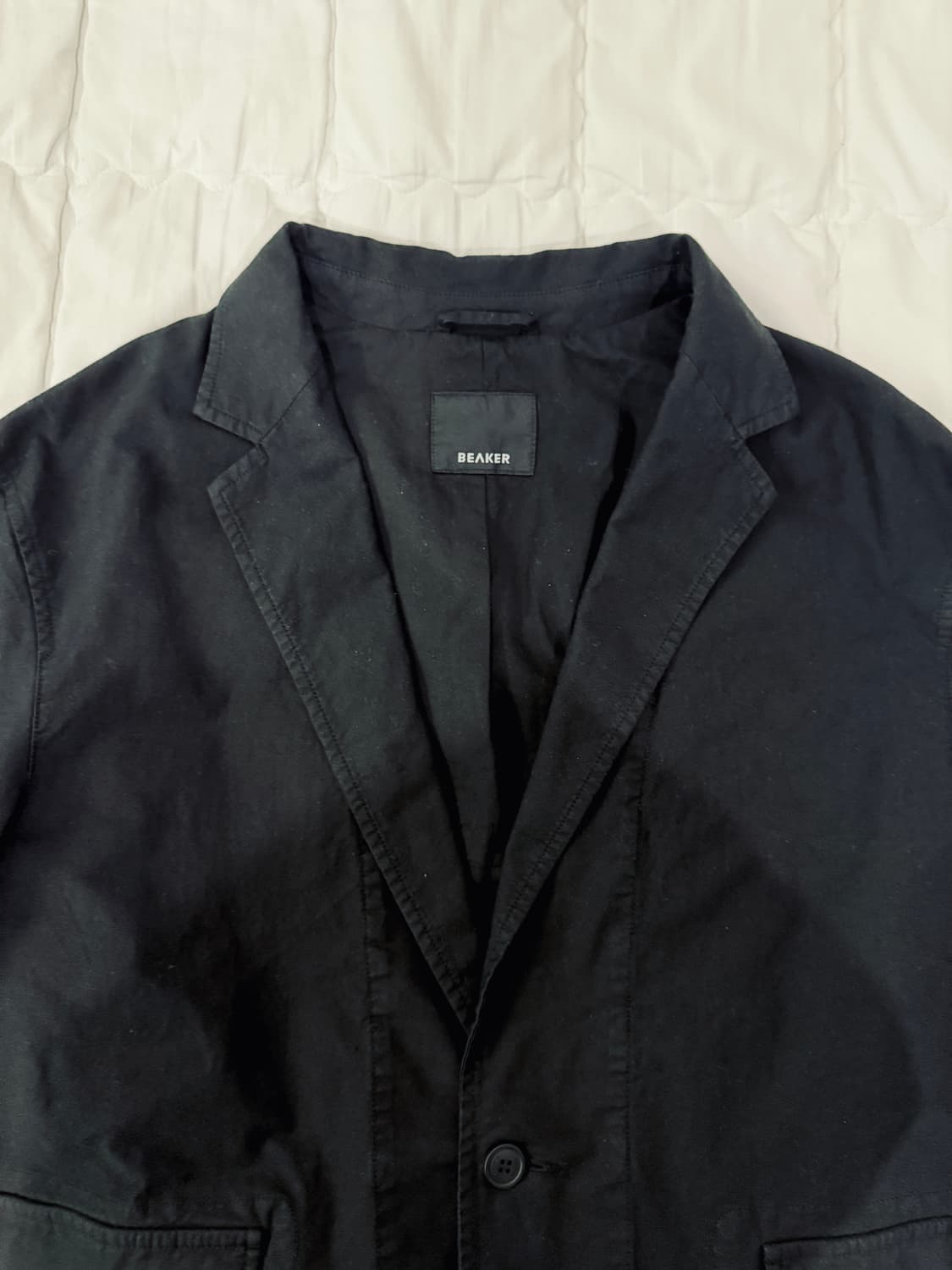 비이커 가먼트다잉 자켓 블랙 상품이미지3