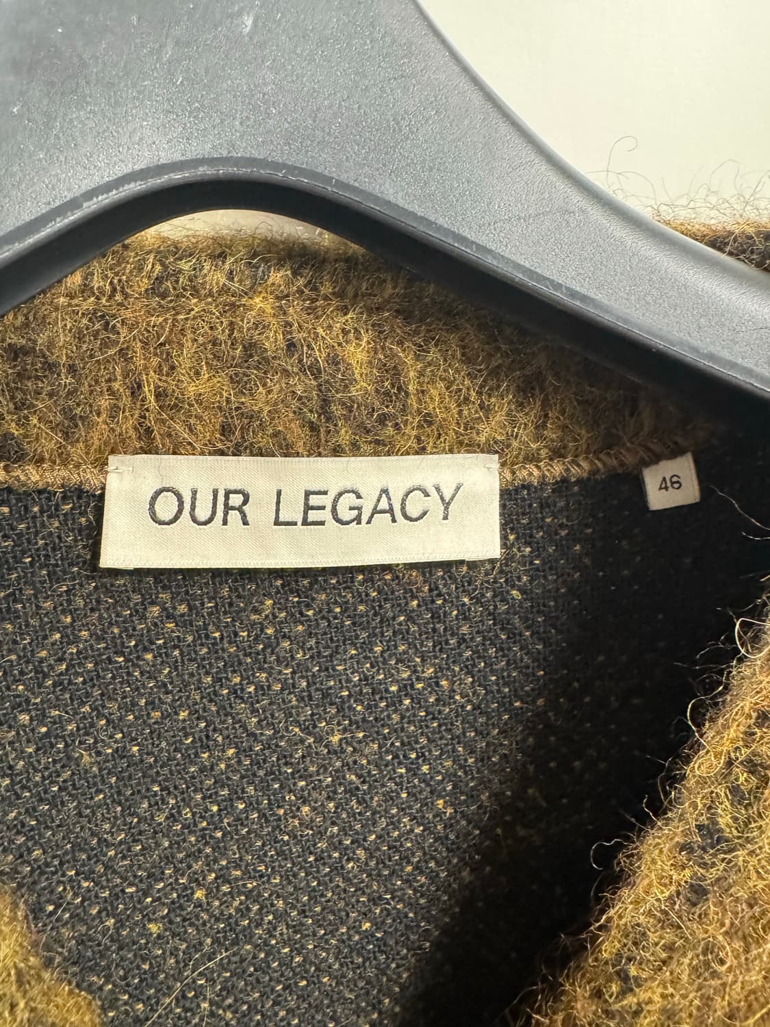 아워레가시 모헤어 가디건 올리브 46 상품이미지3