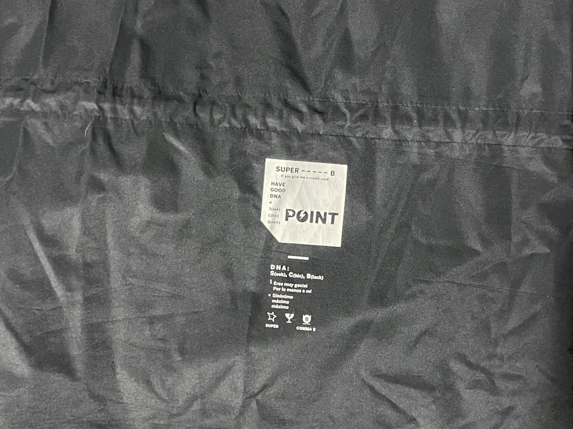 슈퍼콤마비 레인코트 블랙 (105-110) 상품이미지4