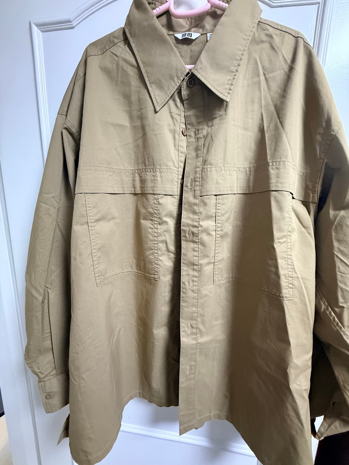 유니클로 유틸리티 오버사이즈 셔츠 3XL 상품이미지3