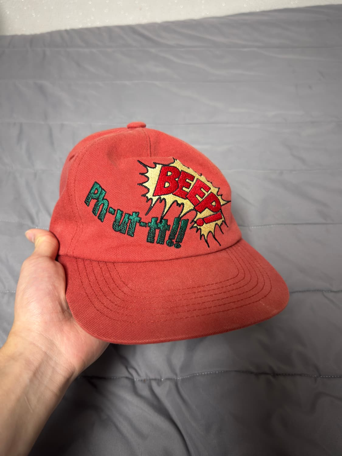 런던언더그라운드 볼캡 레드 상품이미지1