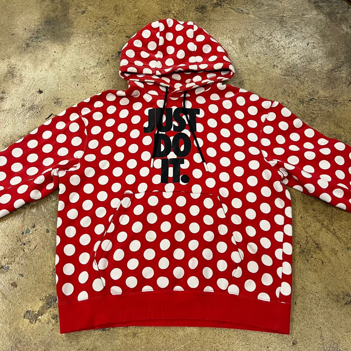 나이키 도트 레드 저스트두잇 후드티 상품이미지3