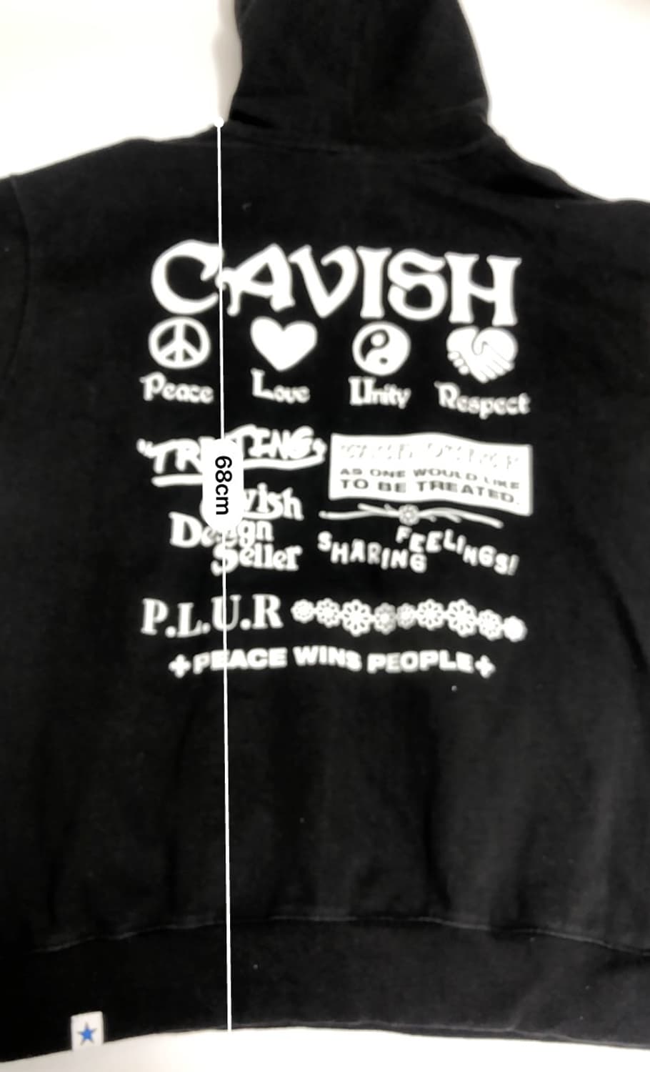 카비시 PLUR 후드티 L  상품이미지9