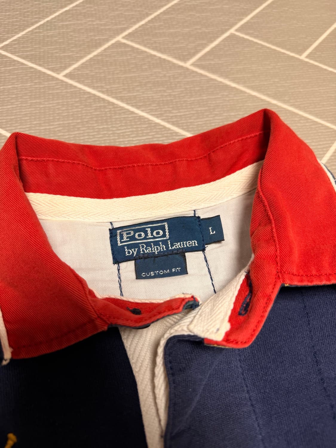 폴로 빅포니 긴팔 럭비티 네이비 상품이미지4