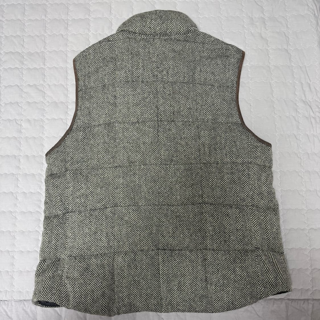 폴로 랄프로렌 울 알파카 헤링본 트위드 다운 베스트 L 상품이미지3