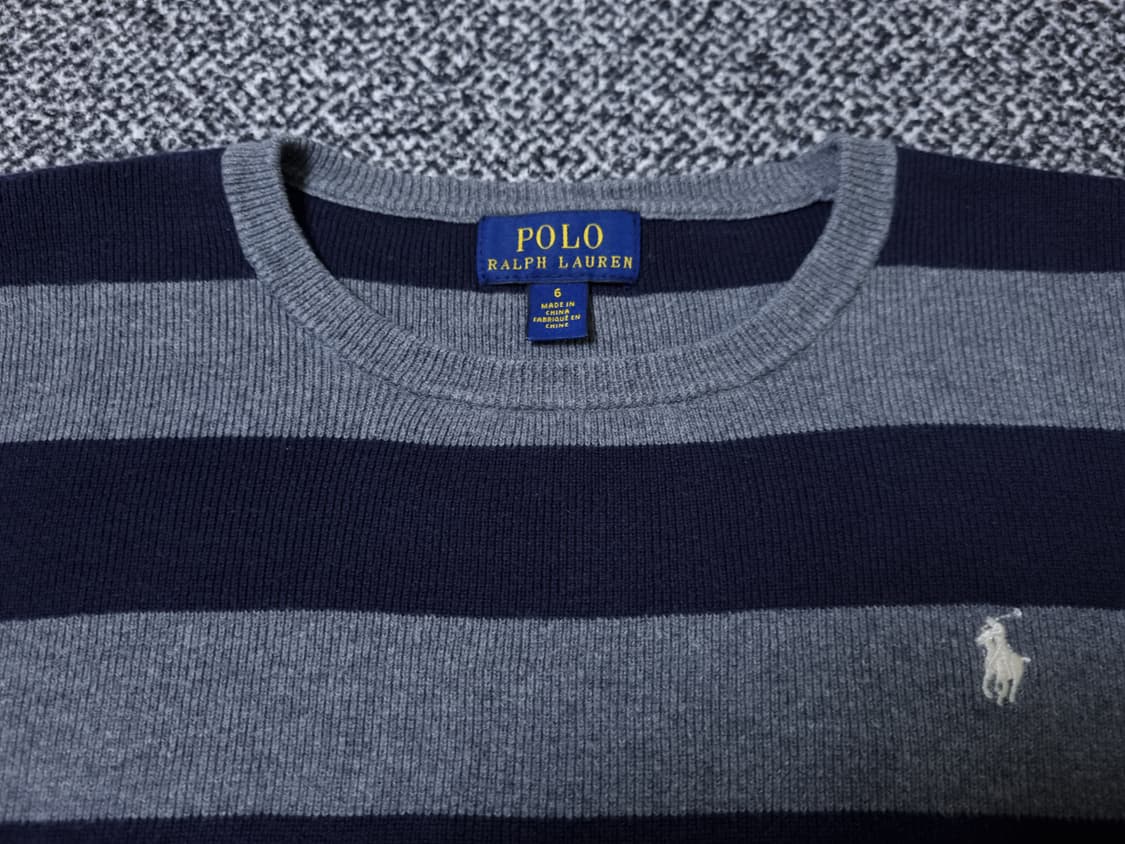 [무료배송][120]폴로 키즈 스트라이프 니트 상품이미지5