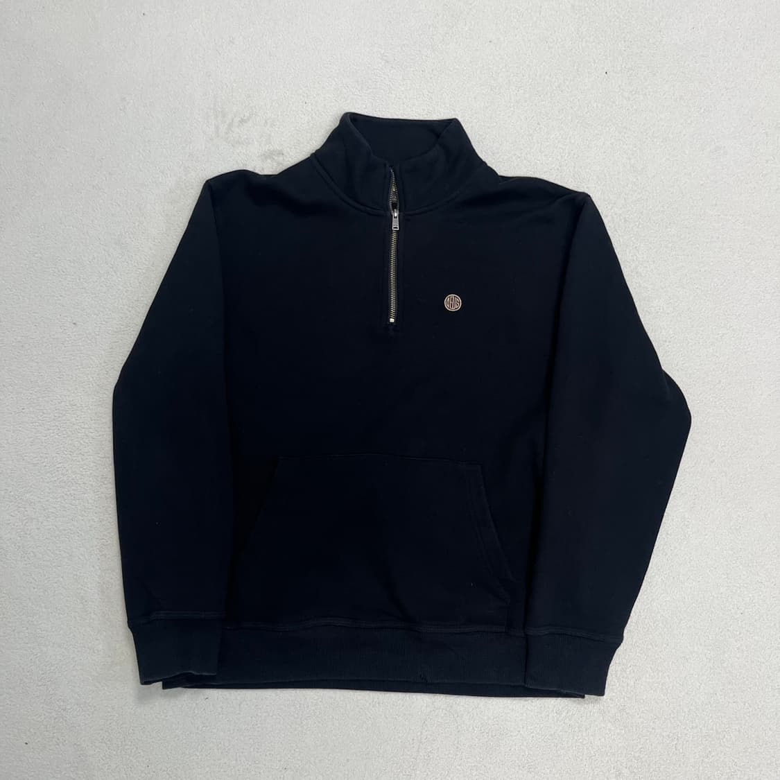 Deus black half-zip sweatshirt 상품이미지4