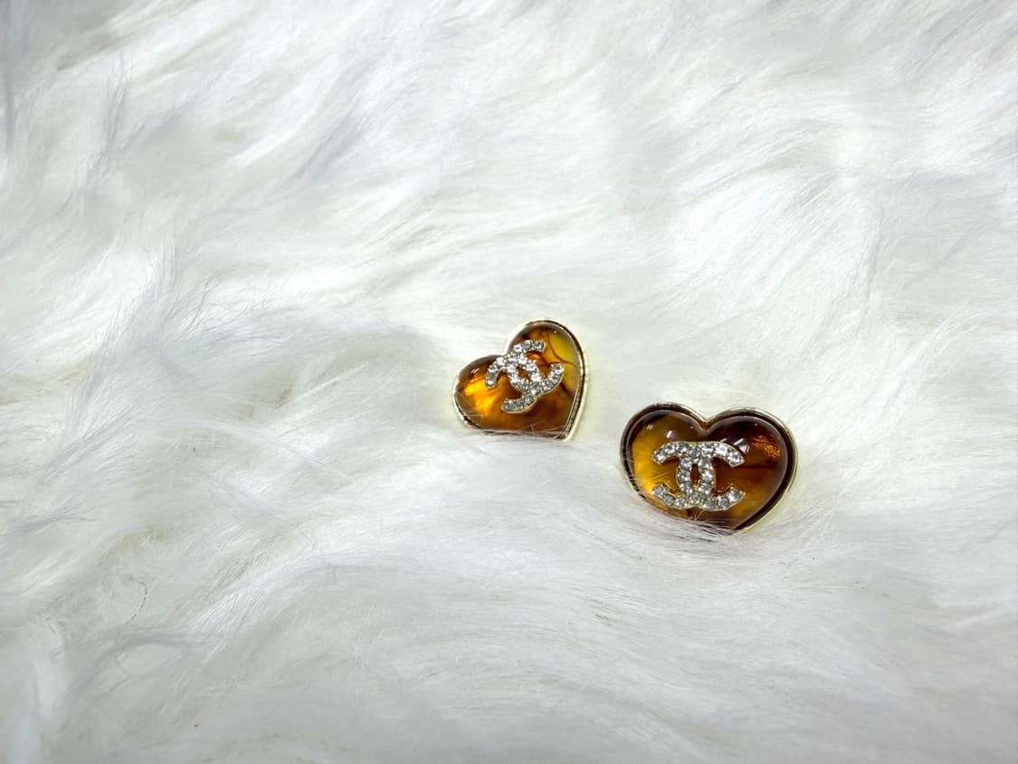 샤넬 오로라 하트 CC 포인트 이어링 상품이미지6