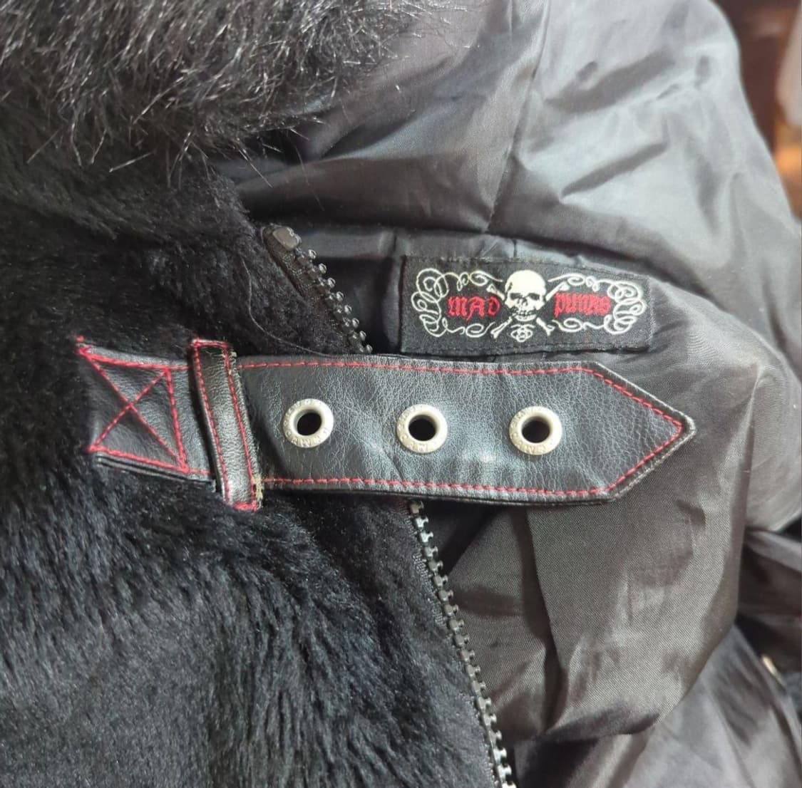 매드펑크 고양이 귀 네코미미 후드집업 퍼 점퍼 자켓 상품이미지7
