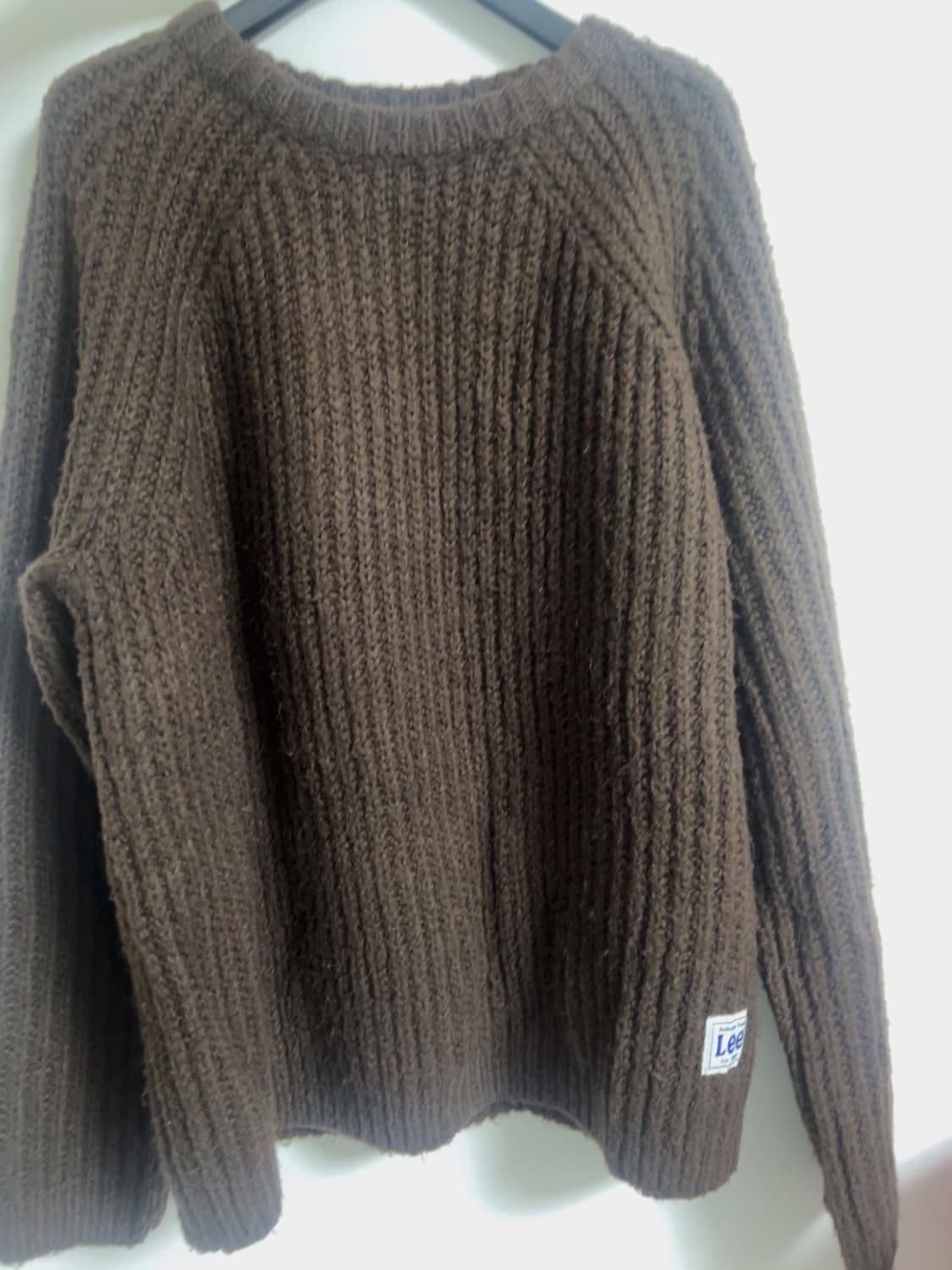 Lee 오버핏 니트 브라운 상품이미지1