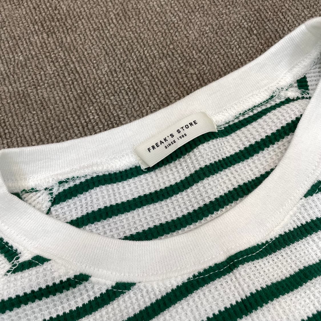FREAKS STORE 프릭스스토어 우먼스 와플 티셔츠  상품이미지2