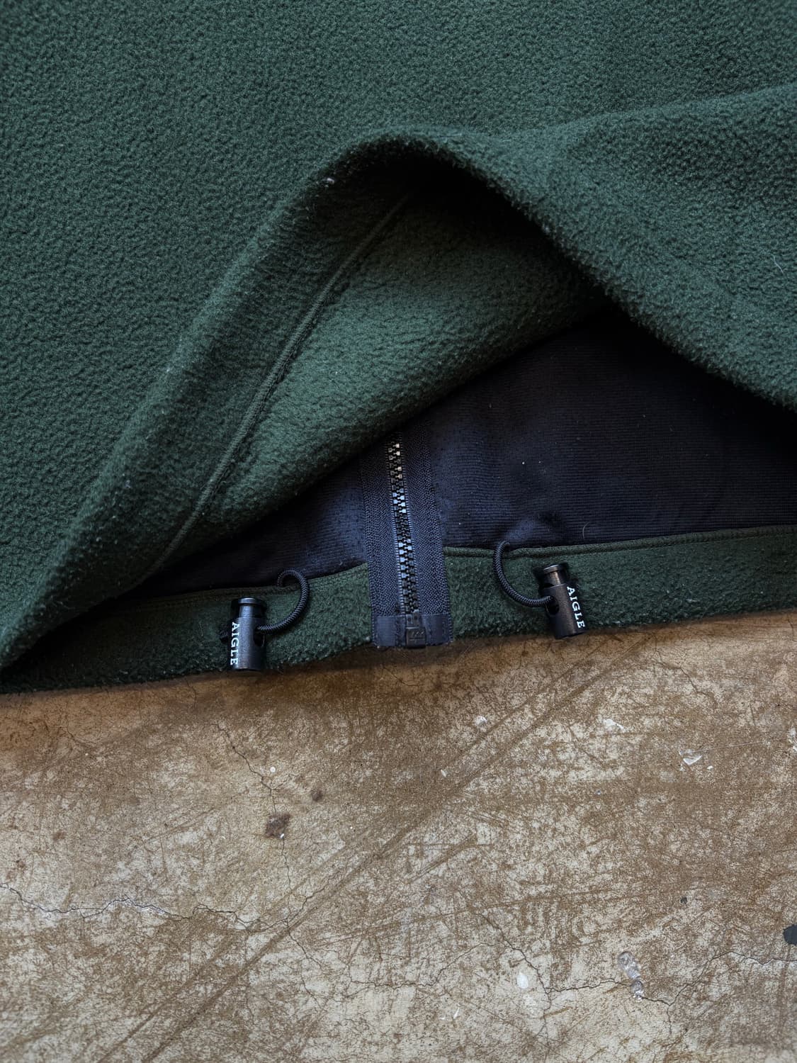 AIGLE 다크그린 폴라텍 플리스 집업 상품이미지9
