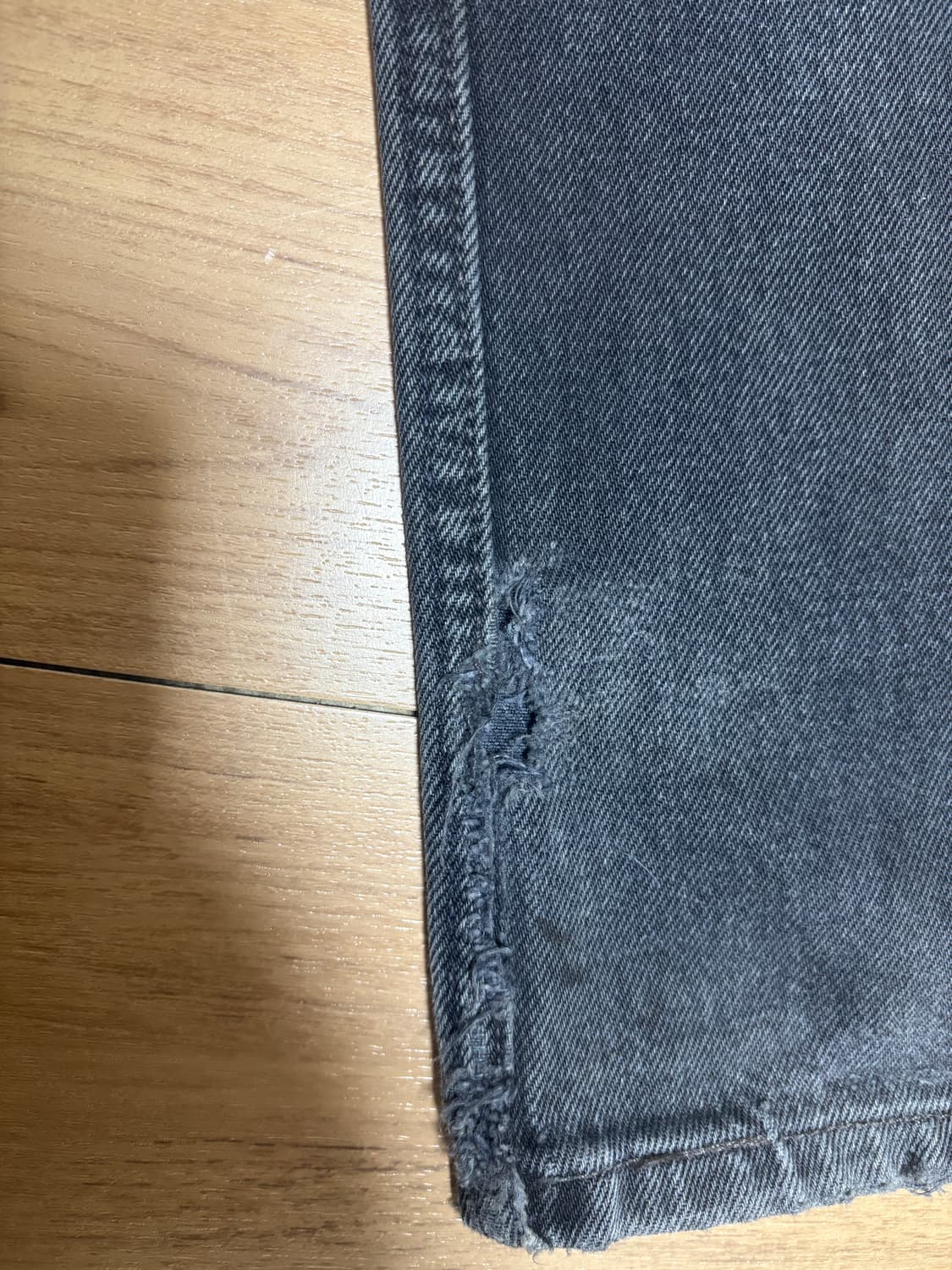 빈티지 리바이스 501 90-00s 흑청데님 상품이미지4